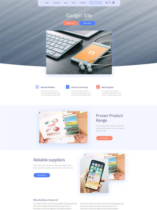 Website Design Template