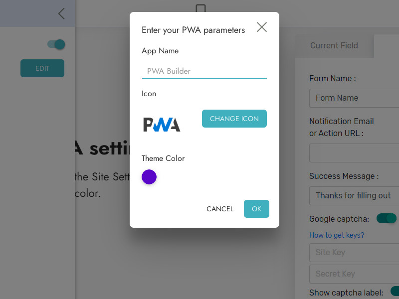 PWA template