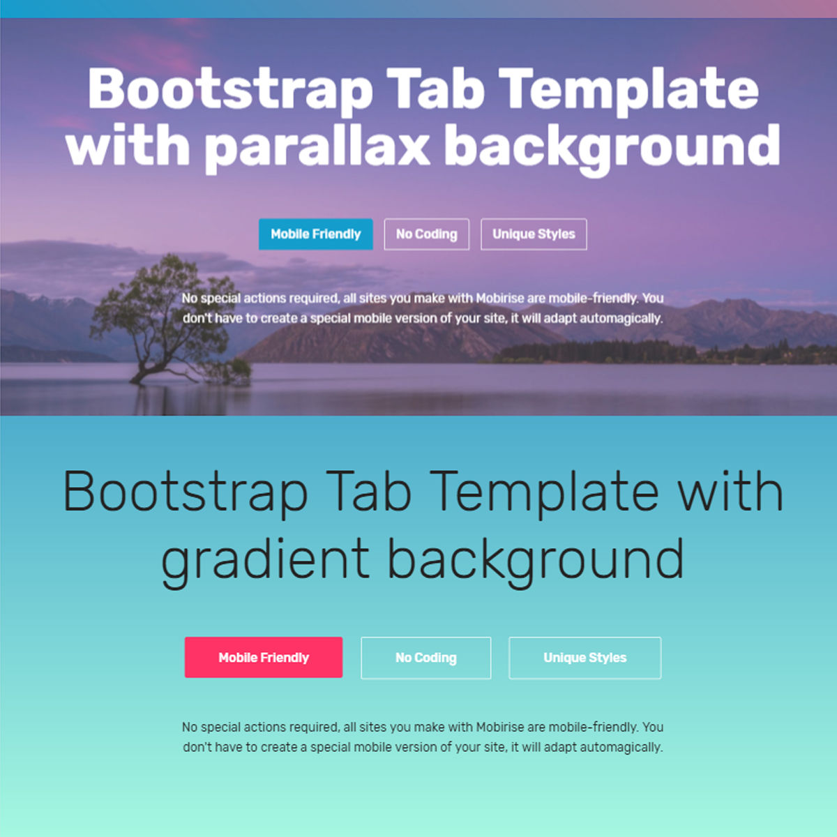   Responsive Tab  